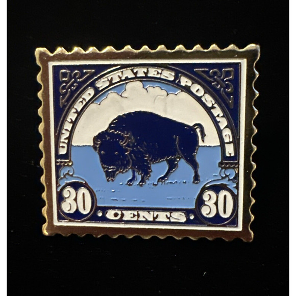 Postage Stamp Pins USPS Collectible Babe Ruth, Baseball, Buffalo, Love Vintage - Picture 2 of 6